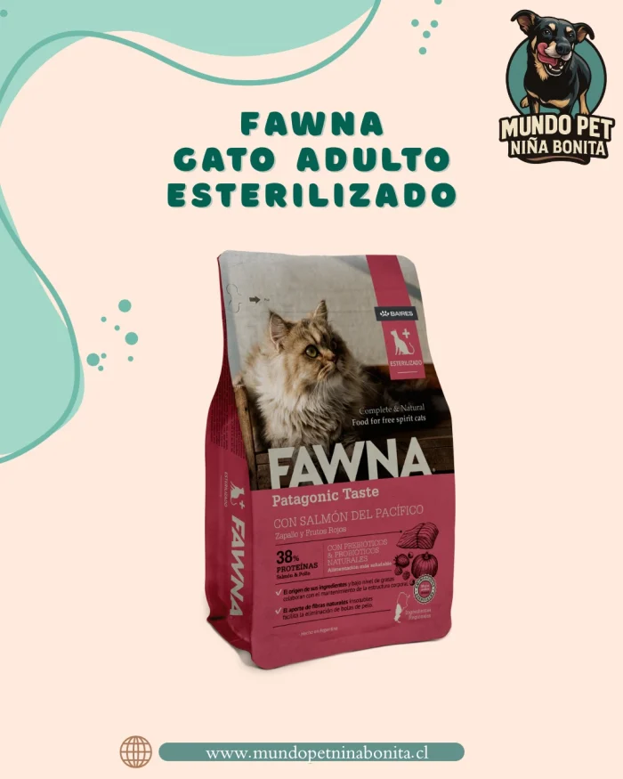 Fawna gato adulto esterilizado 3 kg