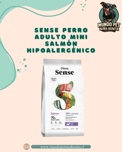 Sense salmón perro adulto mini hipoalergénico 2kg