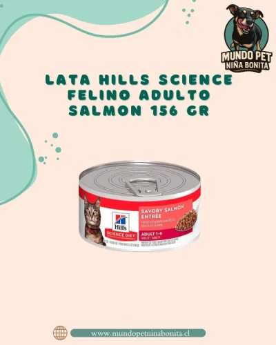 Hills Science Lata Felino Adulto Salmon 156 Gr Hills science lata felino adulto salmon 156 gr
