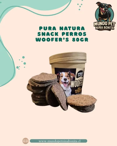 Pura natura woofer's 800gr Pura natura snack perros woofer's 80gr