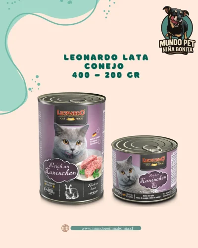 Lata Leonardo conejo - 200 y 400g