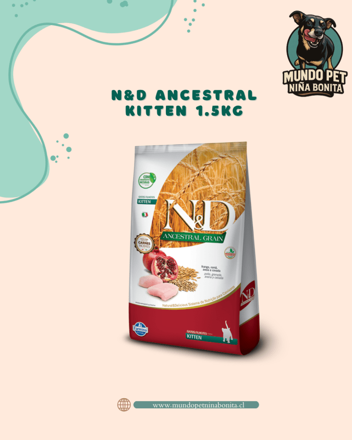 N&D ancestral gato kitten 1.5 kg