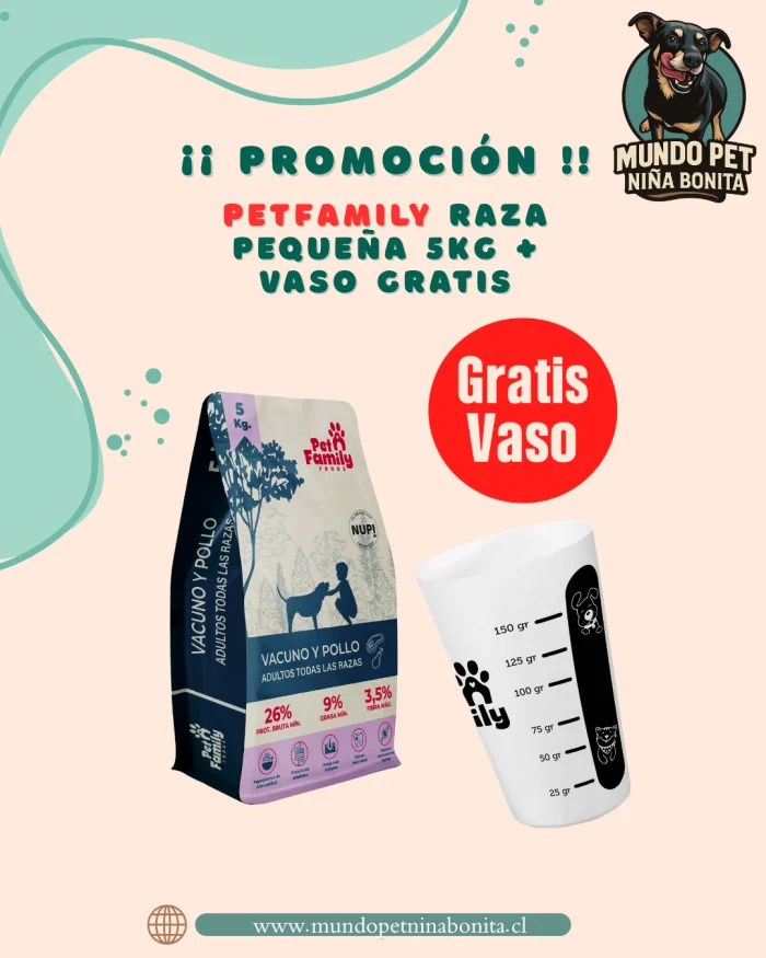 PetFamily raza pequeña - 5kg + MisteryBox