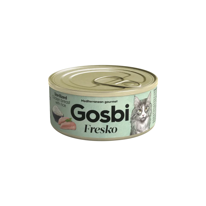 Gosbi cat fresko sterilized pollo y arroz