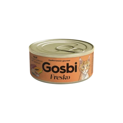 Gosbi Fresko Cat Atún y Salmón con Papaya