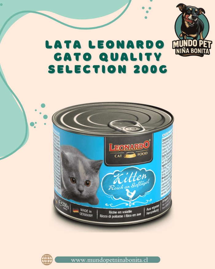 Lata Leonardo gato quality selection - 200G