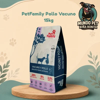 PetFamily Foods Pollo Vacuno 15kg
