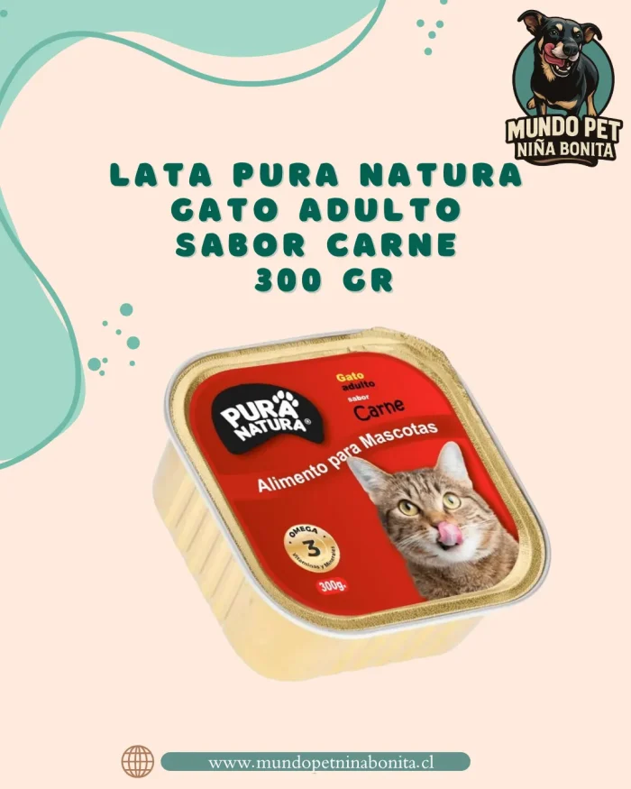 Sabor Pura Natura paté gato adulto sabor carne - 300g