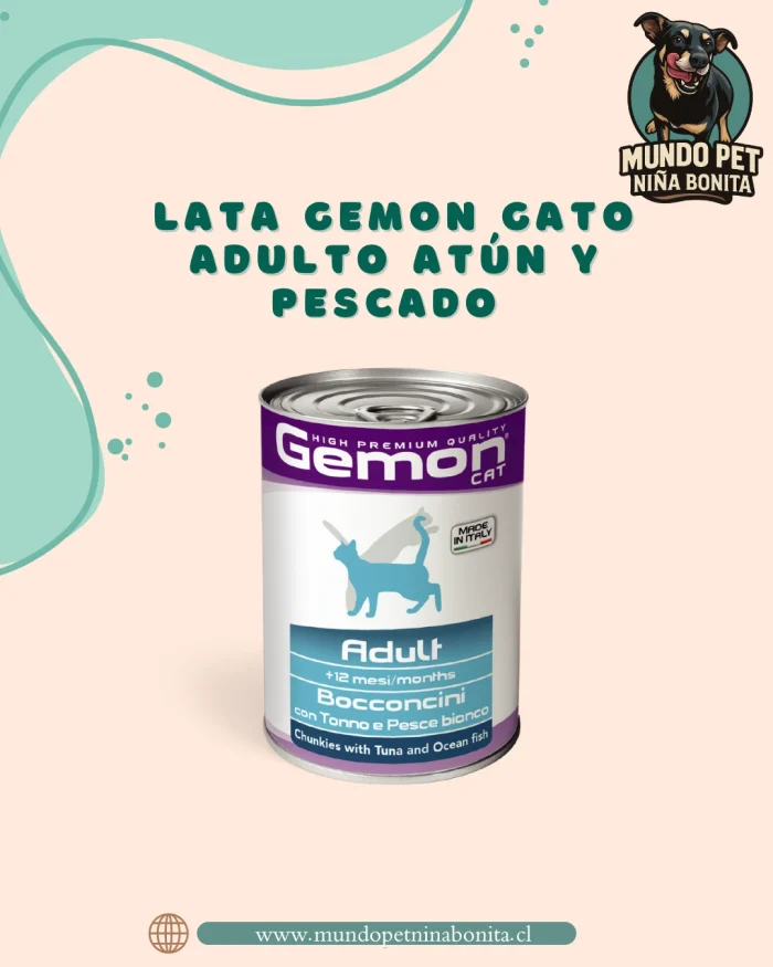 Lata gemon gato atún y pescado 416gr
