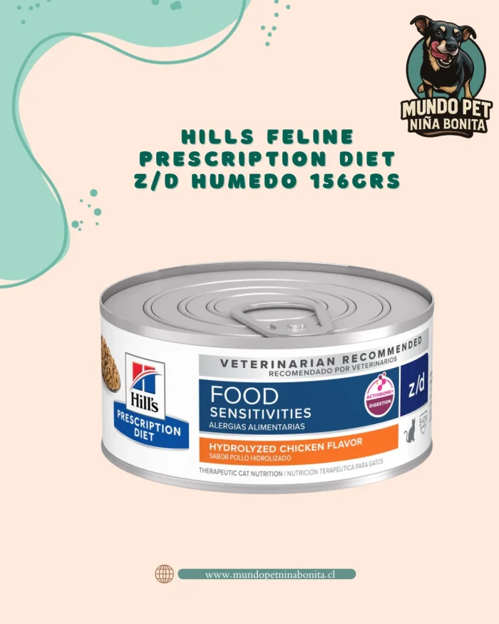 Hills Feline prescription diet Z/D húmedo 156grs