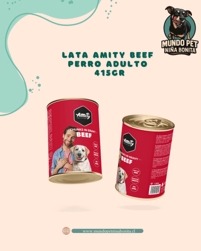 Lata Amity beef 415gr