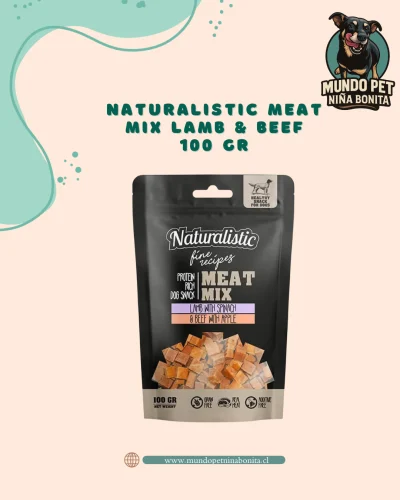 Naturalistic meat mix lamb & beef 100 Gr