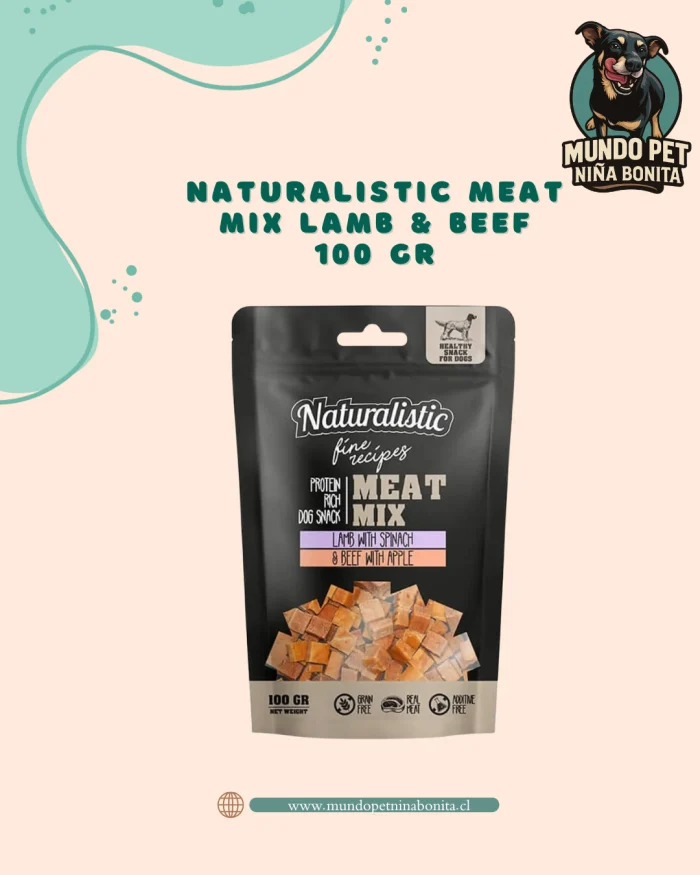 Naturalistic meat mix lamb & beef 100 Gr