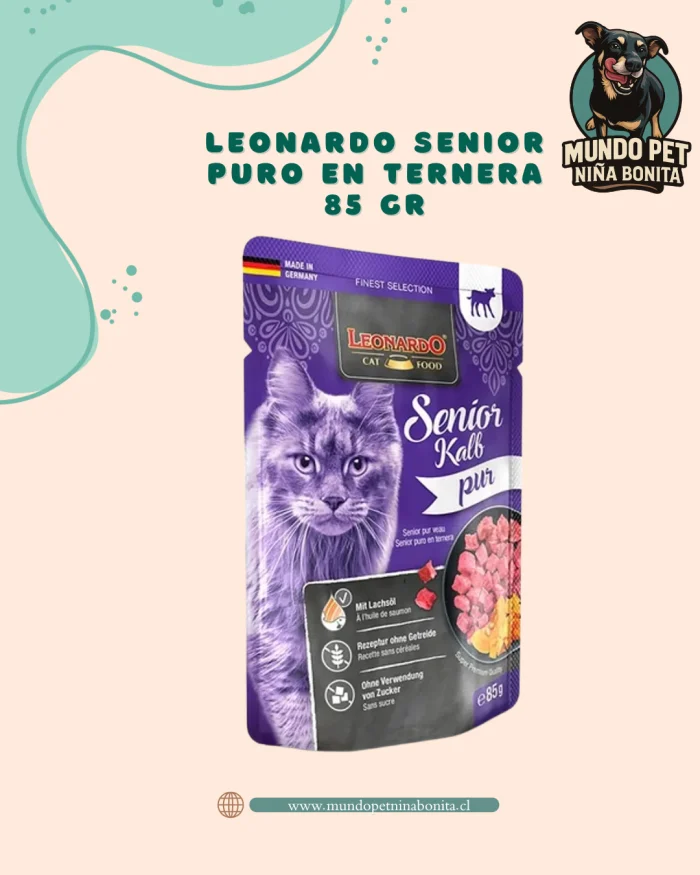 Leonardo senior puro en ternera 85gr