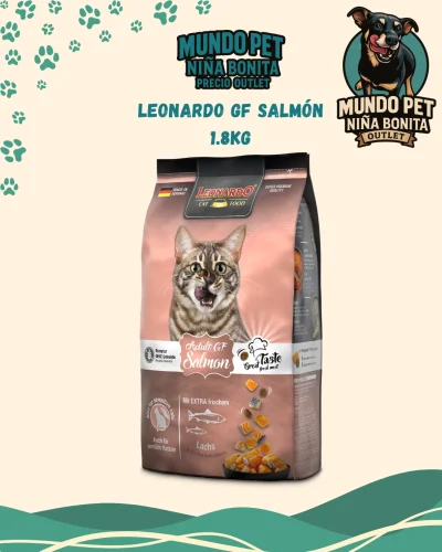 Leonardo adult GF salmón - 1.8kg (Outlet)