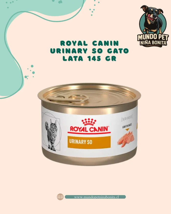Royal Canin Urinary SO Gato Lata 145 GR