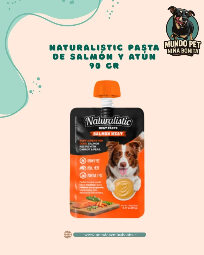 Naturalistic pasta de salmón y atún 90 gr