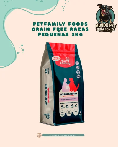 PetFamily Foods Grain Free Razas Pequeñas 3kg