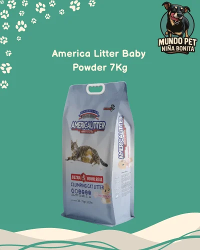 America Litter Baby Powder 7Kg