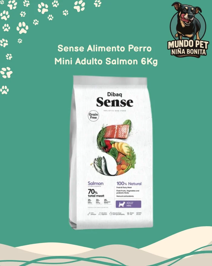 Sense Alimento Perro  Mini Adulto Salmon 6Kg