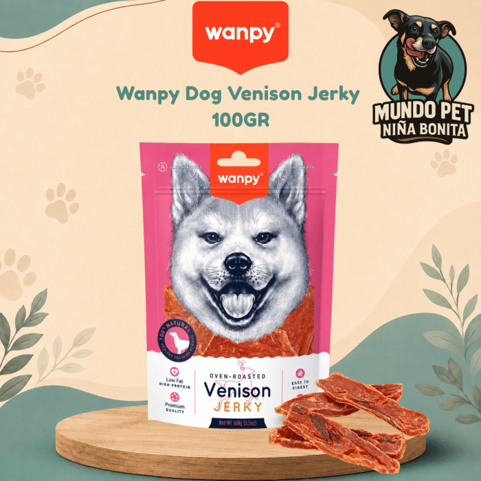Wanpy Jerky Venison 100 grs