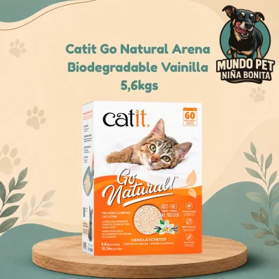 Catit Go Natural Arena Biodegradable Vainilla – 5,6kgs