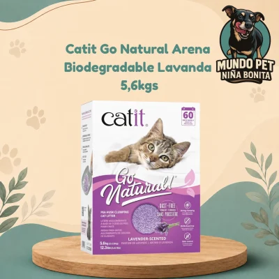 Catit Go Natural Arena Biodegradable Lavanda – 5,6kgs