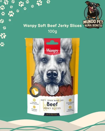 Wanpy Soft Beef Jerky Slices 100g