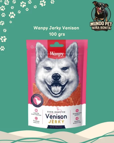 Wanpy Jerky Venison 100 grs
