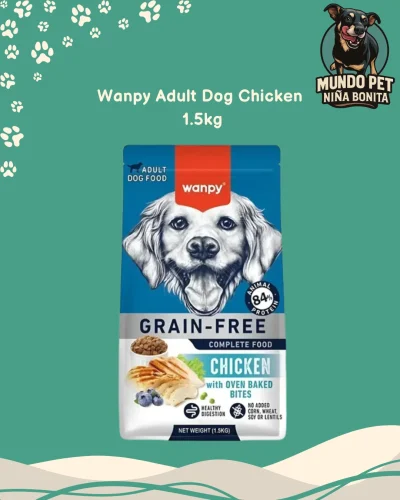 Wanpy Grain Free Adult Dog Chicken 1,5 kg