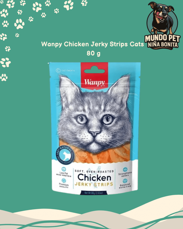 Wanpy Soft Chicken Jerky Strip 80 g