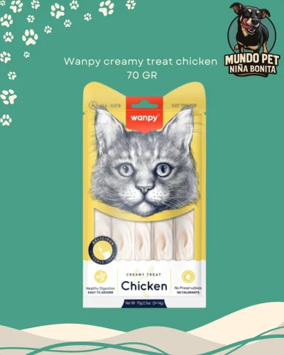 Wanpy creamy treat chicken  70 GR