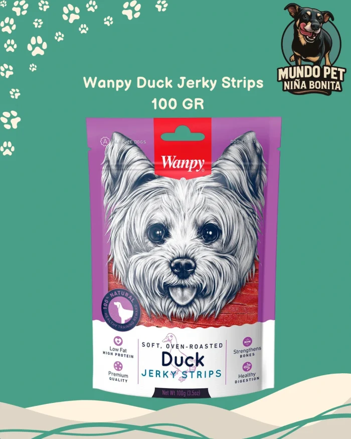 Wanpy Soft Duck Jerky Strip 100G