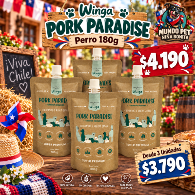 Winga pork paradise Winga Pork Paradise Perro 180 g