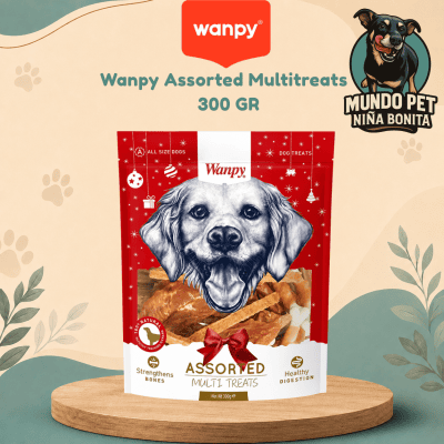 Wanpy Assorted Multitreats 300 GR Wanpy Assorted Multi Treats 300G