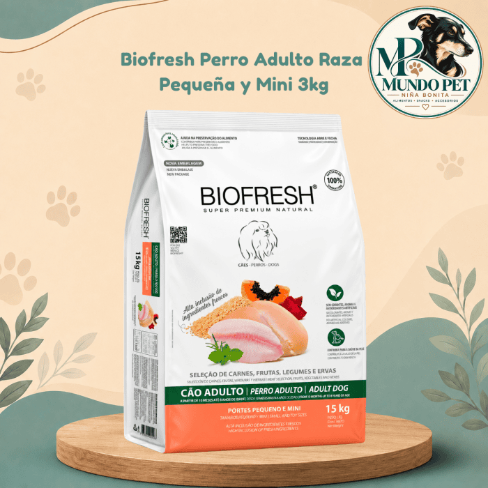 Biofresh Perro Adulto Raza Pequeña y Mini 3 kg